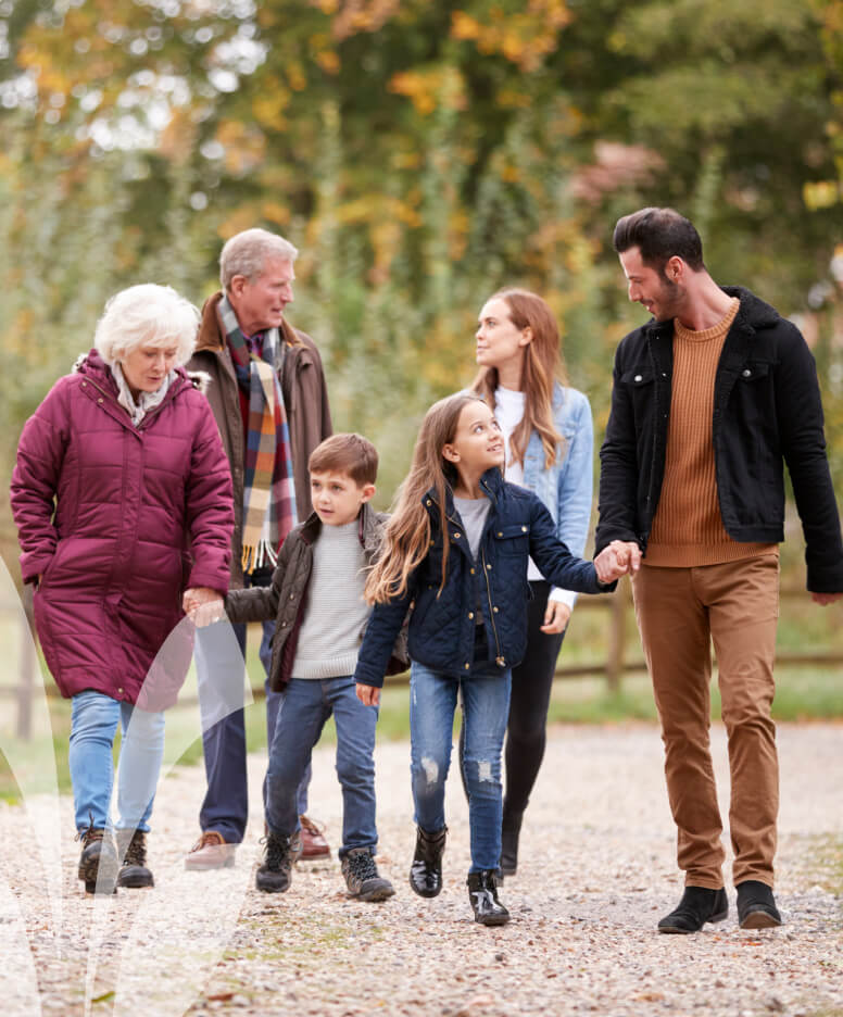 family-walking